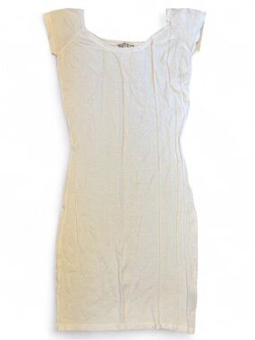 100% Raw Organic Combed Cotton Beige Dress | The Earth Collection | NWOT SZ S